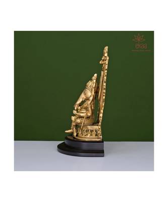 Lord Ganesha on Wooden Base 3