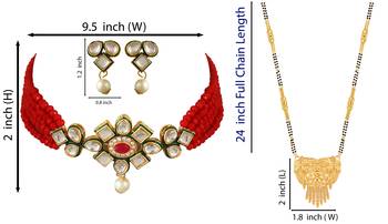 Multicolor cubic zirconia jewellery-combo 4