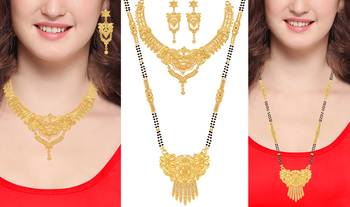 Multicolor cubic zirconia jewellery-combo 3