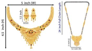 Multicolor cubic zirconia jewellery-combo 4