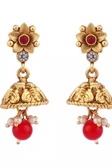 Multicolor Meenakari Long Crystal Necklace & Earring