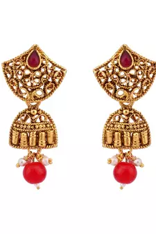 Multicolor Meenakari Long Crystal Necklace & Earring
