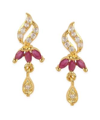 Gold Plated Black Artificial Stones-Studded & Beaded Mangalsutra Set 3