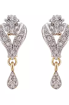 Gold Plated Black Artificial Stones-Studded & Beaded Mangalsutra Set