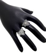 Silver cubic zirconia rings