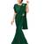 Bottle Green Ready To Wear Saree With Broach Stitching Blouse