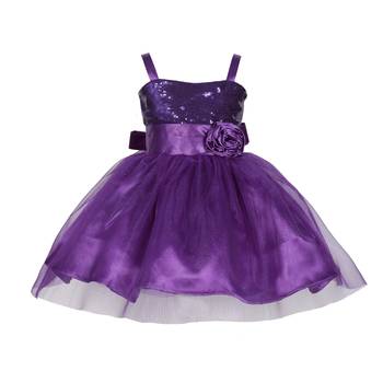 Purple embroidered satin kids-girl-gowns 1