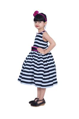 Multicolor plain crepe kids-girl-gowns 2