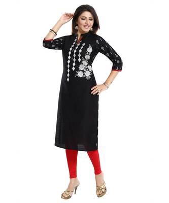Designer Long Raw Silk Embroidery Kurti 3