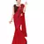 Red Ready To Wear Stitching Blouse With Broach And Sequence