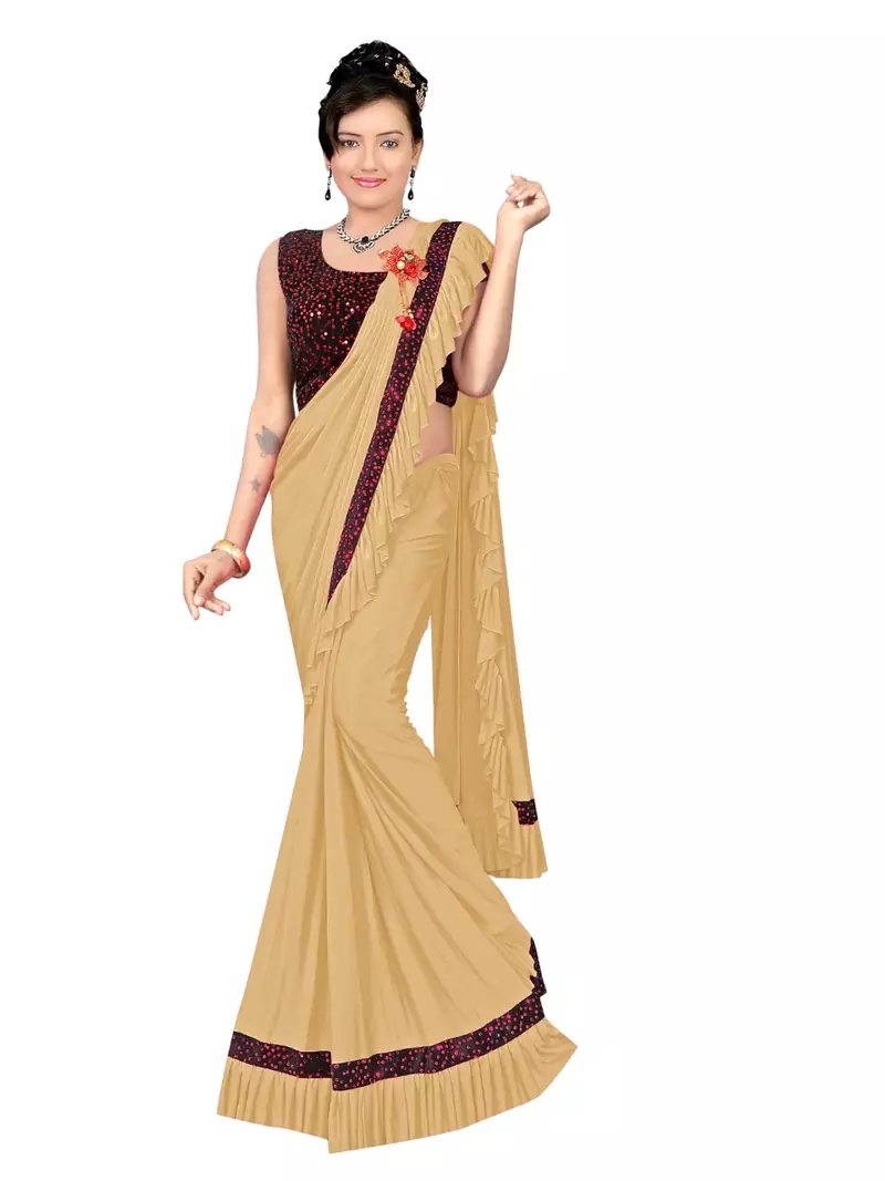 Chiku Ready To Wear Stitching Blouse With Broach And Sequence