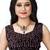 Navy Blue Ready To Wear Stitching Blouse With Broach And Sequence