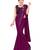 Dark Wine Ready To Wear Stitching Blouse With Broach And Sequence