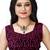 Dark Wine Ready To Wear Stitching Blouse With Broach And Sequence
