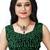 Dark Green Ready To Wear Stitching Blouse With Broach And Sequence
