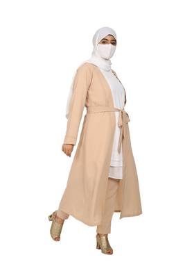 Fawn three piece co-ord set with shrug 2