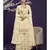 Off White Georgette Semi Stitched Salwar Suits
