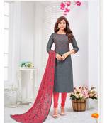 Blue embroidery zarna silk unstitch churidar suits churidar salwar suits