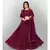 Light Burgundy Coloured Semi Stitched Lehenga & Unstitched Blouse with Dupatta