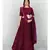 Light Burgundy Coloured Semi Stitched Lehenga & Unstitched Blouse with Dupatta