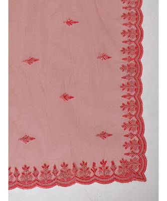 Pink Embellished Sequinned & Embroidered Semi Stitched Lehenga & Unstitched Blouse With Dupatta 5
