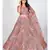 Pink & Silver Foil Zari Semi Stitched Lehenga & Unstitched Blouse with Dupatta
