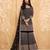 Black embroidered georgette salwar