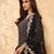 Black embroidered georgette salwar