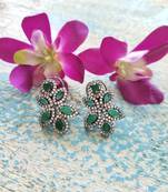 Green earrings