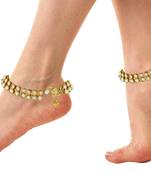 Gold anklets