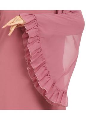 Designer Gown With Bell Sleeves 2