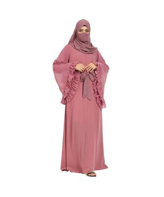 Designer Gown With Bell Sleeves 5