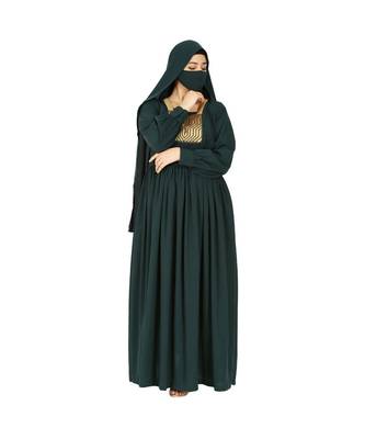 Designer Dress For Hijabis With Embroidery Work 1