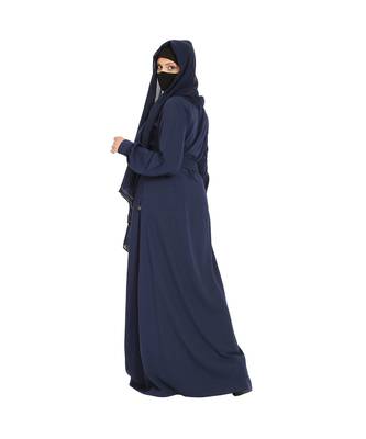 A-Line Abaya Gown With Belt 5