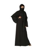 Designer Modest Dress With Frills