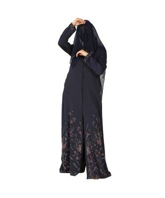 Designer Dress For Hijabis With Premium Stonework. 1