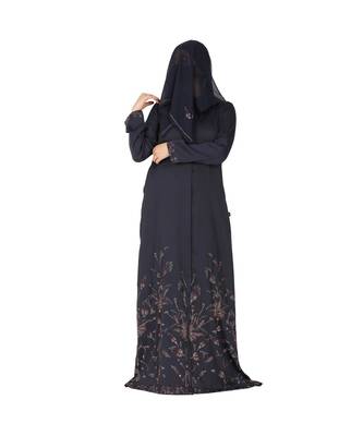 Designer Dress For Hijabis With Premium Stonework. 4