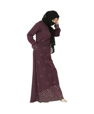 Designer Dress For Hijabis With Premium Stonework. 5