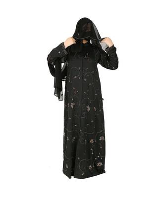 Designer Dress For Hijabis With Premium Stonework. 4