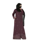Designer Dress For Hijabis With Premium Stonework.