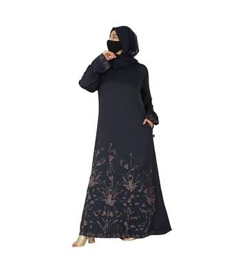 Designer Dress For Hijabis With Premium Stonework. 1