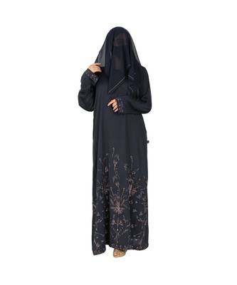 Designer Dress For Hijabis With Premium Stonework. 5