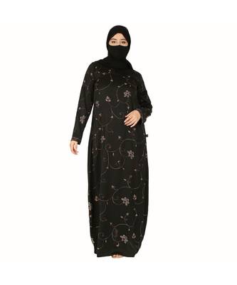 Designer Dress For Hijabis With Premium Stonework. 1