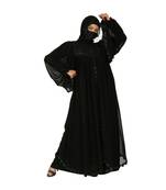 Designer Abaya Dress With Lacework and Stonework.