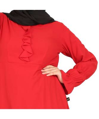 Designer Dress Gown In Premium Georgette Fabric. 4