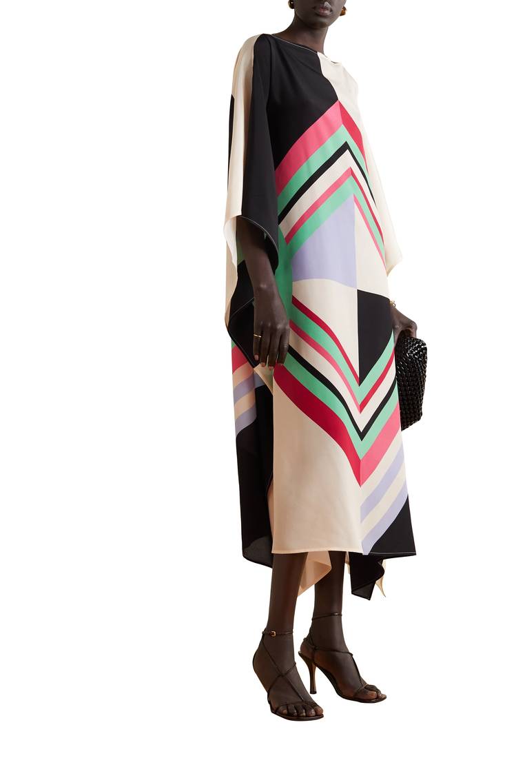 JSDC Casual Wear Chelsea Georgette Printed Stylish Kaftan Kurta For Women