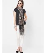 Snake Skin Poly Velvet Scarf