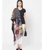 Patchwork Poly Velvet Scarf