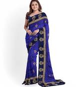 Dark Green Bangalory Sana Silk Two Tone Women's Saree With Blouse