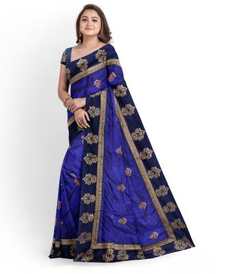 Dark Green Bangalory Sana Silk Two Tone Women's Saree With Blouse 3